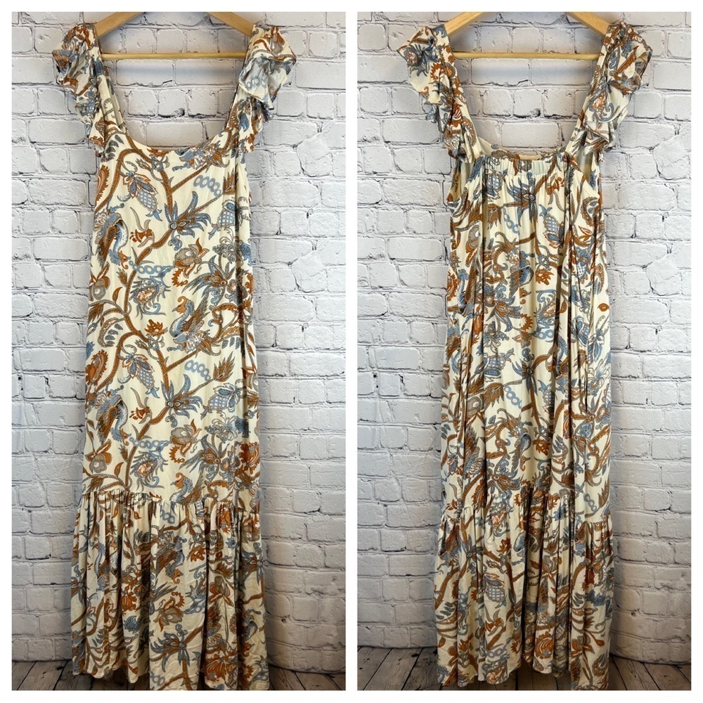 HOUSE OF HARLOW Paisley Maxi Sun Dress Size M